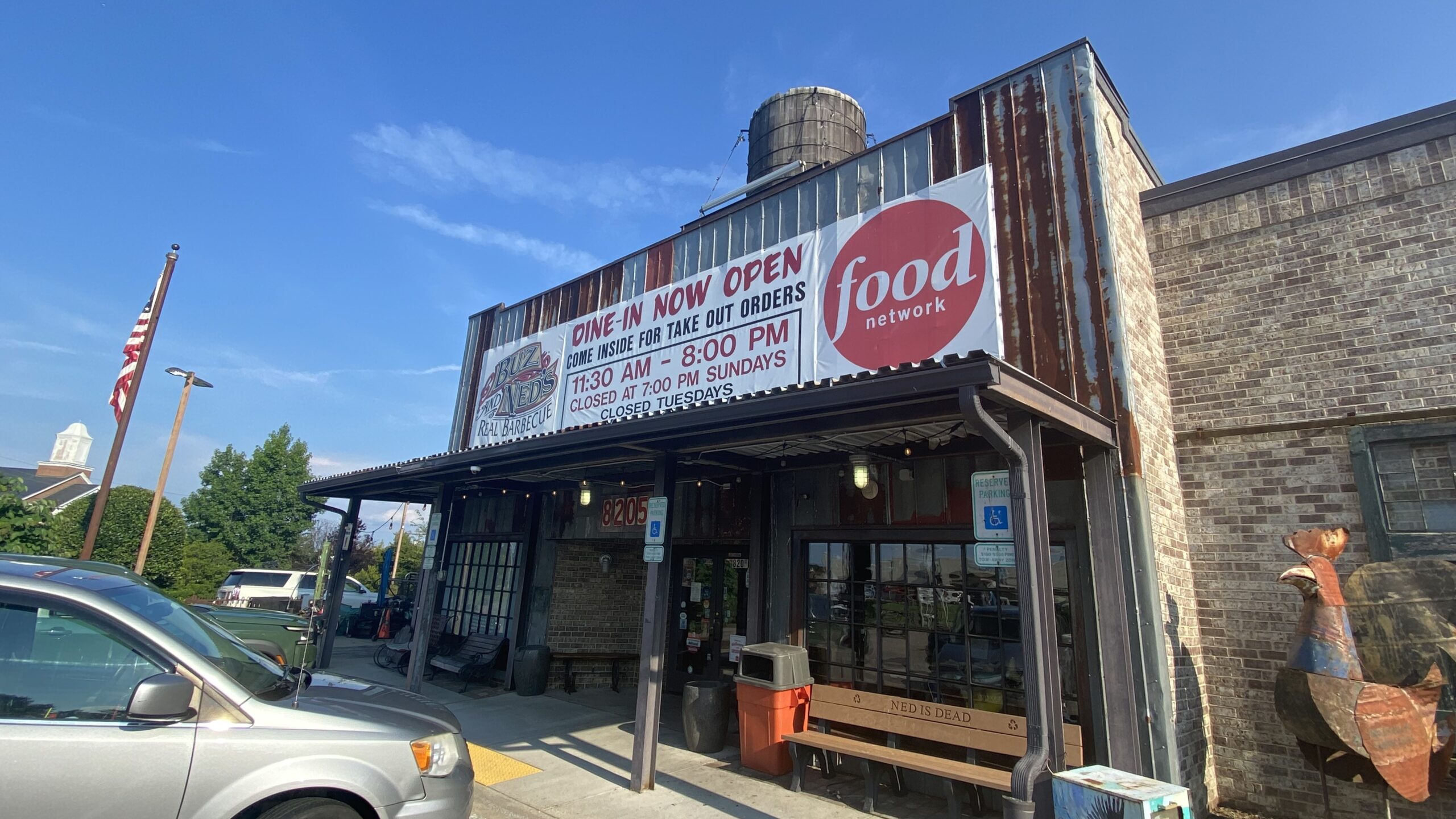 Long-running BBQ joint Buz and Ned’s is up for sale 14 buz neds storefront west broad scaled