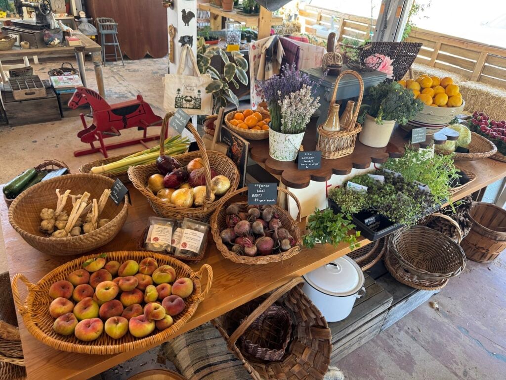 Fresh, locally grown produce at Julian, San Diego store Patchwork Market