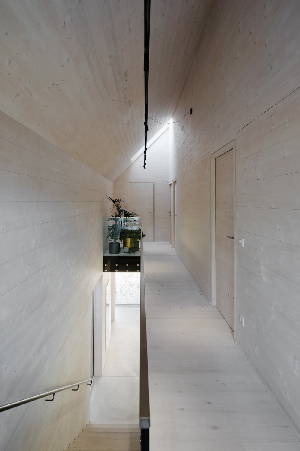 Salzburg Austria INNOCAD Architecture House Upstairs Hallway