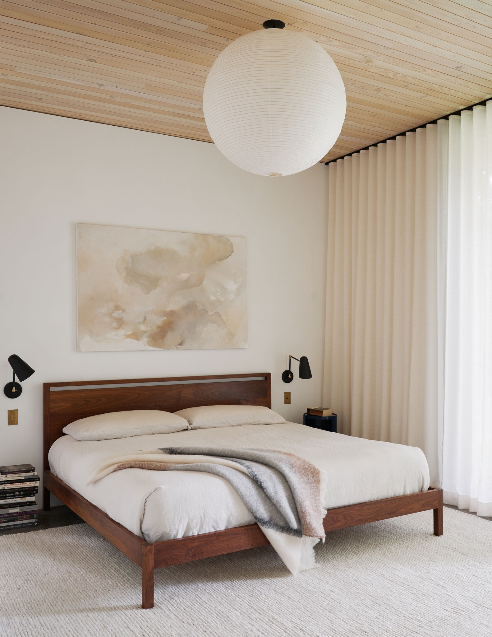 Black Brick House bedroom