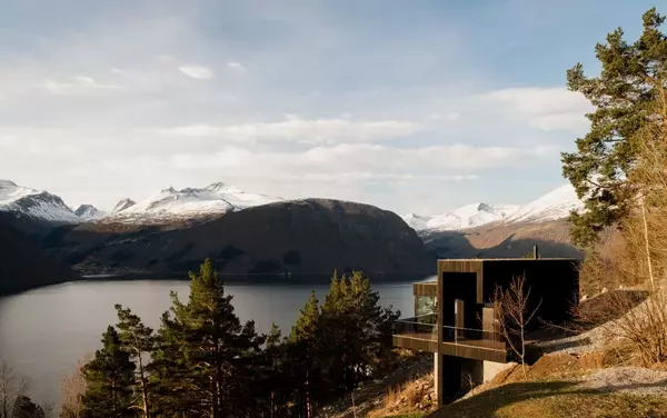 House by the Fjord: Built Into the Slope