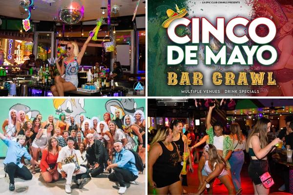 Cinco de Mayo Fremont Street Daytime Bar Crawl Las Vegas