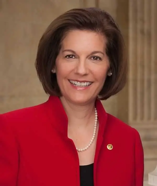 Official Senate portrait of Sen. Catherine Cortez Masto (D-Nev.).