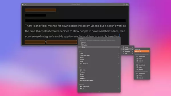 This App Instantly Blocks Out Sensitive Info From Your Mac Screenshots