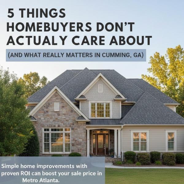 5 Things Homebuyers Don’t Care About in Cumming, GA,Cherie Edmunds, Realtor