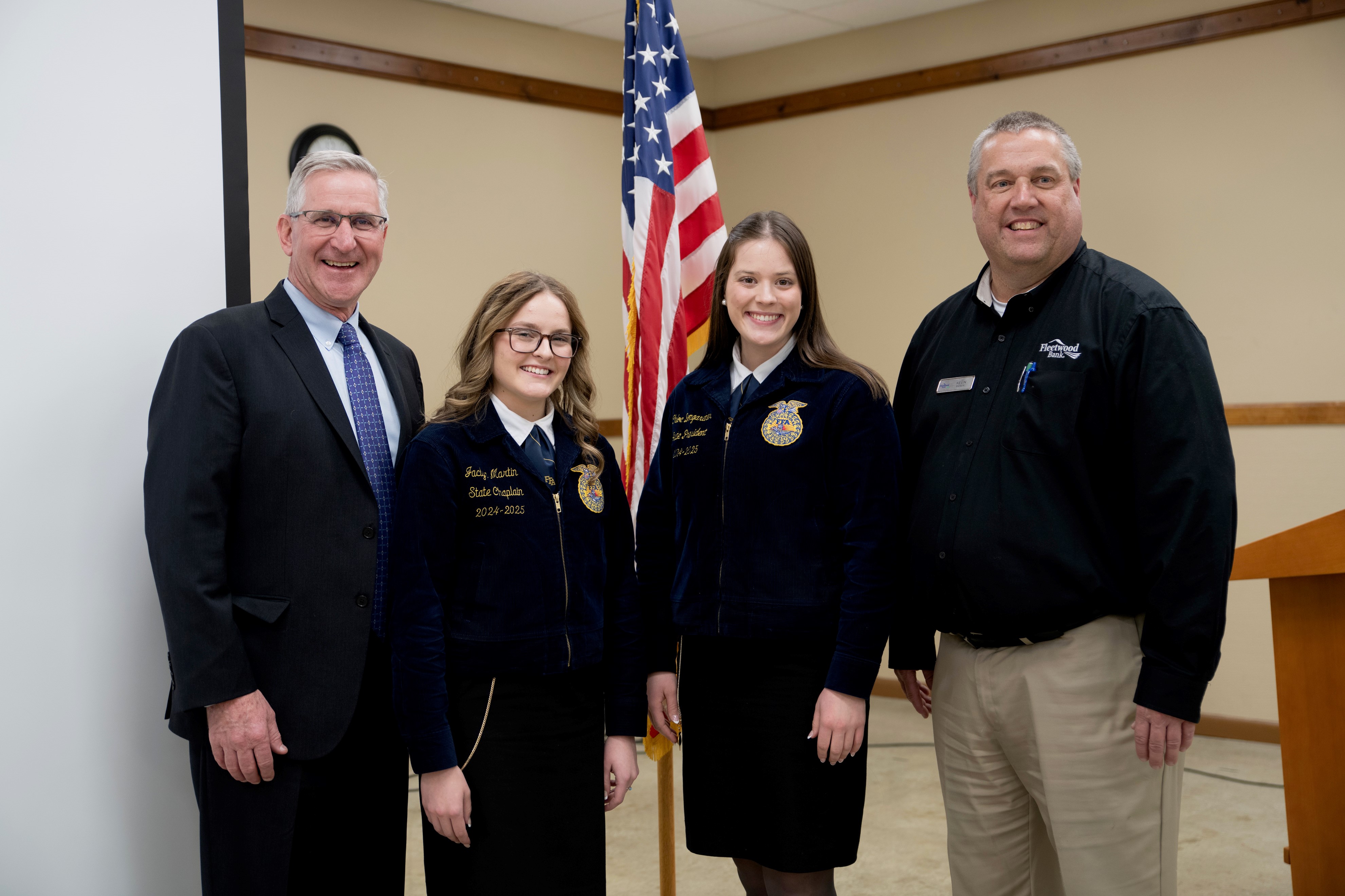 From left: Pa. Secretary of Agriculture Russell Redding, Jaclyn Martin,...