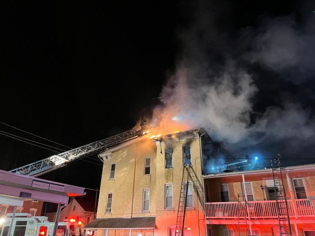 Officials say the cause of the fire is still under investigation. (Courtesy of Boyertown Area Fire & Rescue)