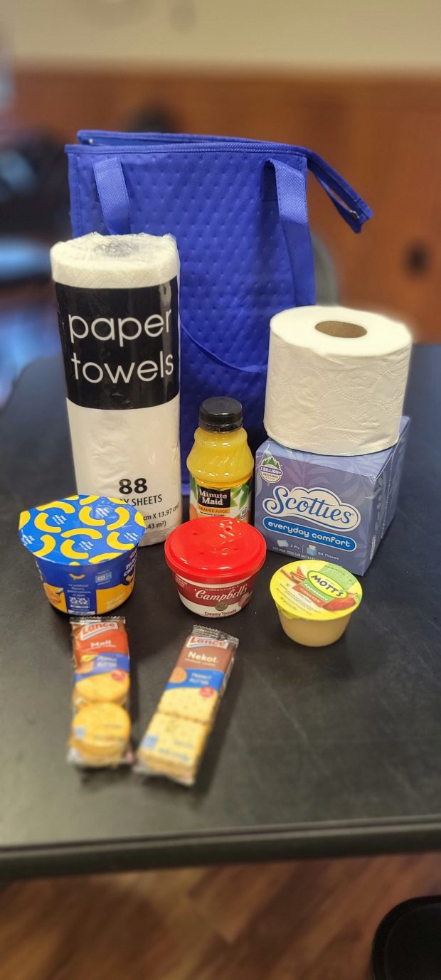 The Center at Spring Street in Boyertown hosted a Grocery Bingo on Friday, March 1 where Center Friends played 16 games of Bingo for a chance to win one of 16 bags of food and toiletries all sponsored by Diamond Credit Union. (Photo courtesy of The Center at Spring Street)
