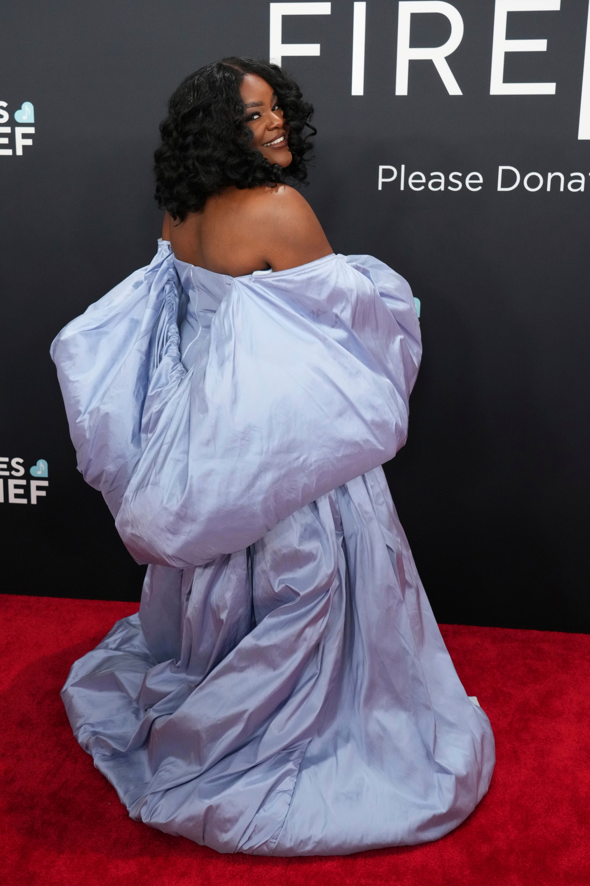 Christie Dashiell arrives at the 67th annual Grammy Awards on Sunday, Feb. 2, 2025, in Los Angeles. (Photo by Jordan Strauss/Invision/AP)
