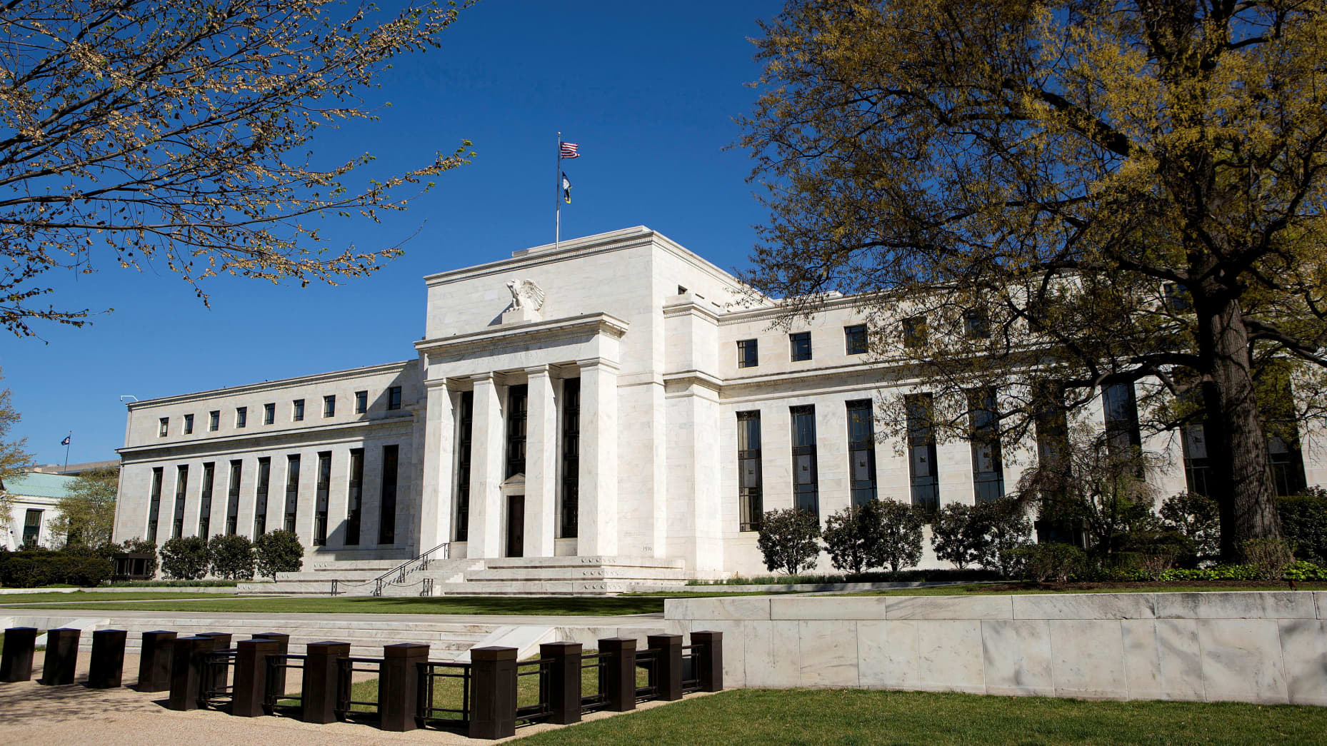 The Federal Reserve Building stands in Washington D.C. April 3, 2012. REUTERS/Joshua Roberts