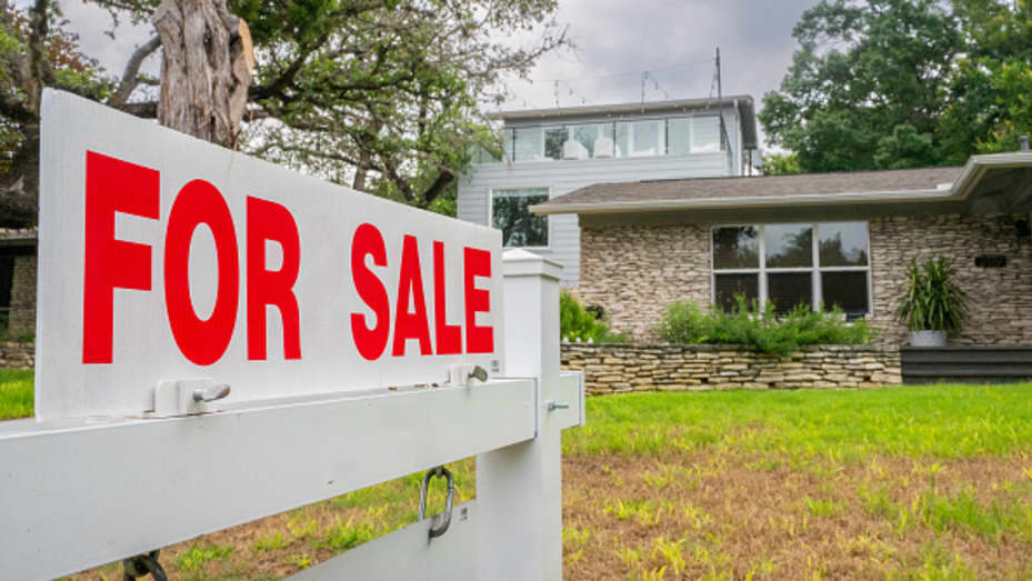 AUSTIN, TEXAS - MAY 22: A home available for sale is shown on May 22, 2024 in Austin, Texas. Home sales have fallen in April for the second consecutive month as high mortgage rates continue halting housing markets. (Photo by Brandon Bell/Getty Images)