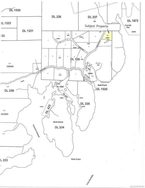 Quadra Island, BC V0P 1H0,Lot 1 Conville Bay Rd