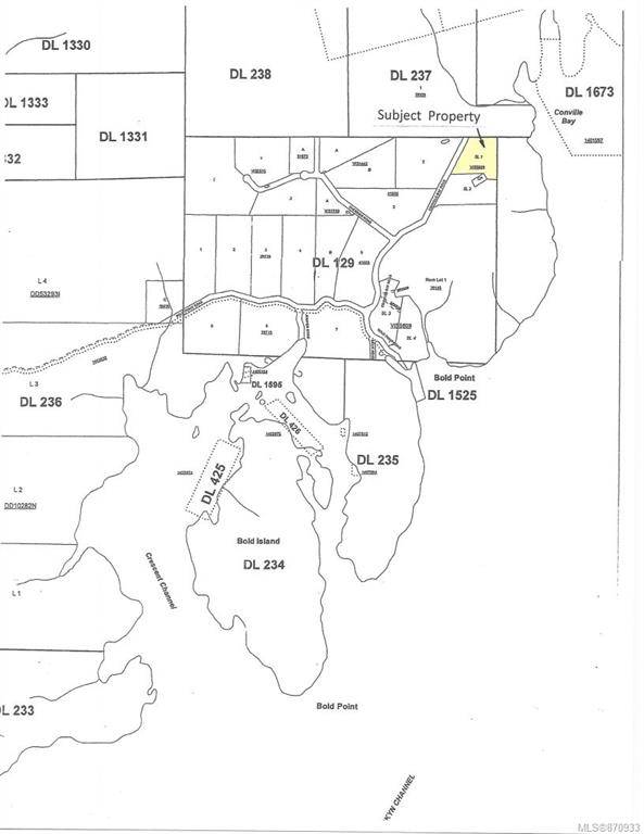 Quadra Island, BC V0P 1H0,Lot 1 Conville Bay Rd