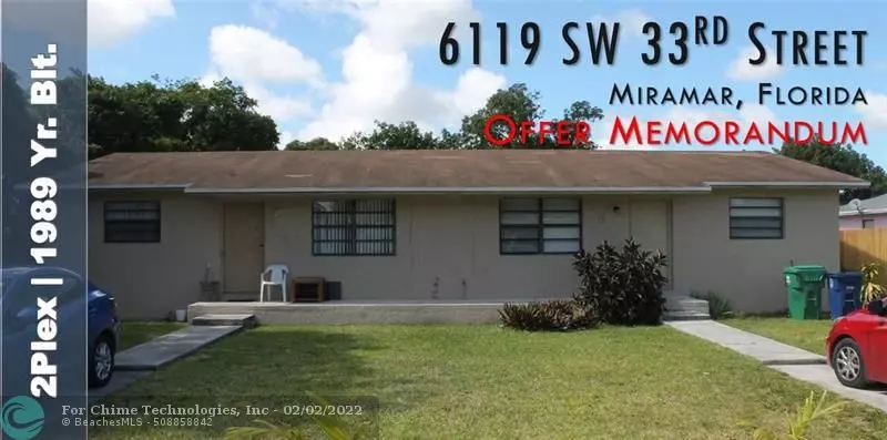 Miramar, FL 33023,6119-6121 SW 33rd Street