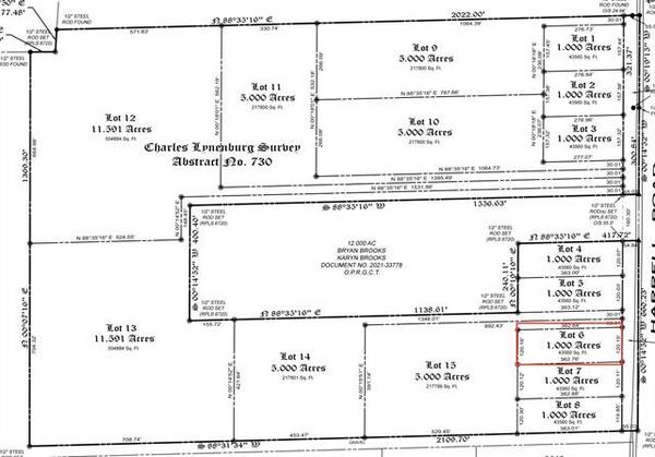 LOT 6 Harrell Road, Howe, TX 75459