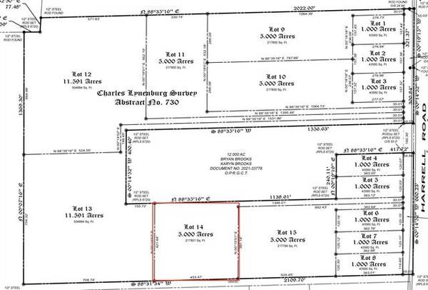 Lot 14 Harrell Road, Howe, TX 75459