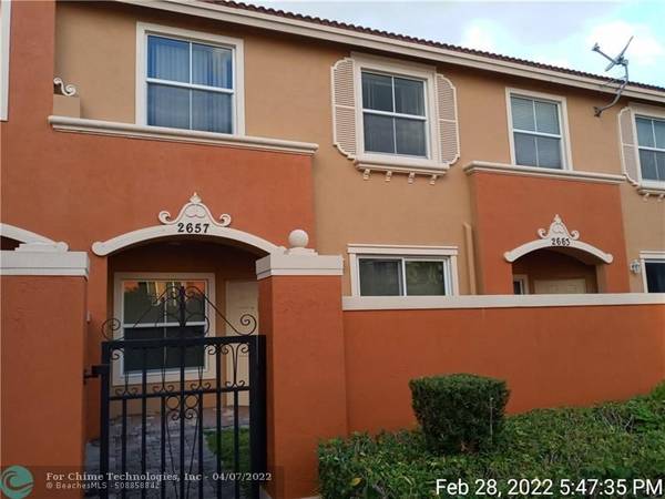 2657 SW 121st Ter  #703,  Miramar,  FL 33025