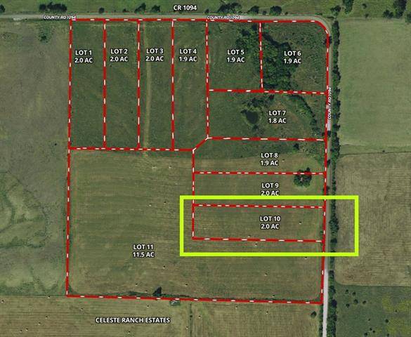 Lot 10 County Road 1094, Celeste, TX 75423