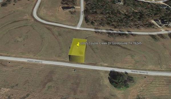 Lot 65 Coyote Creek Drive, Gordonville, TX 76245