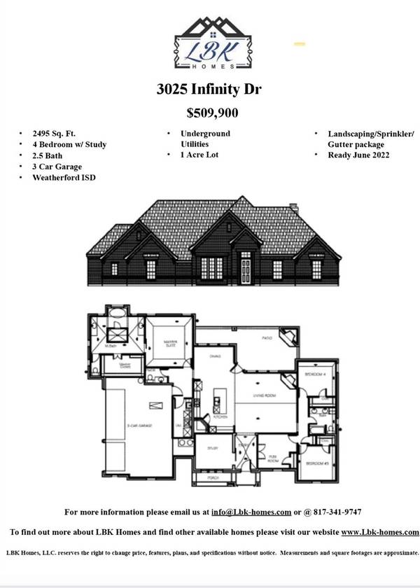 3025 Infinity Drive, Weatherford, TX 76087