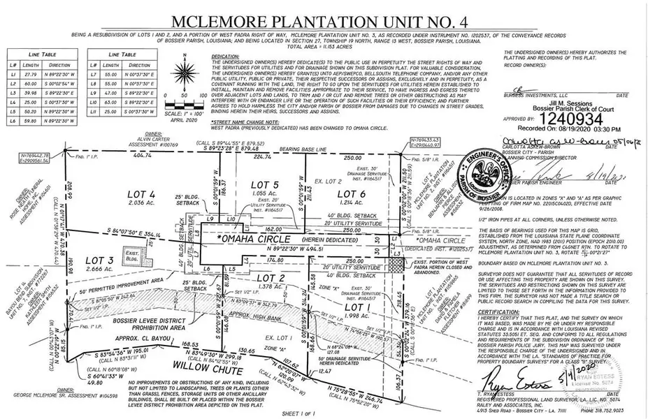 LOT 2 Omaha Circle #2, Bossier City, LA 71111