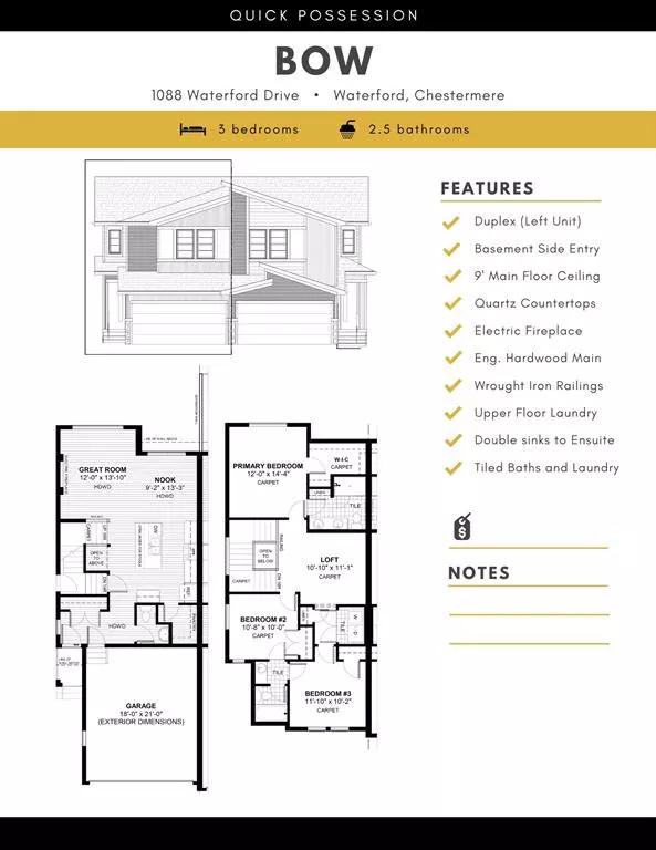 Chestermere, AB T1X 2P7,1088 Waterford Drive