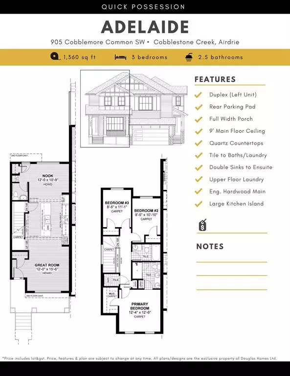 Airdrie, AB T4B 0R7,905 Cobblemore Common SW