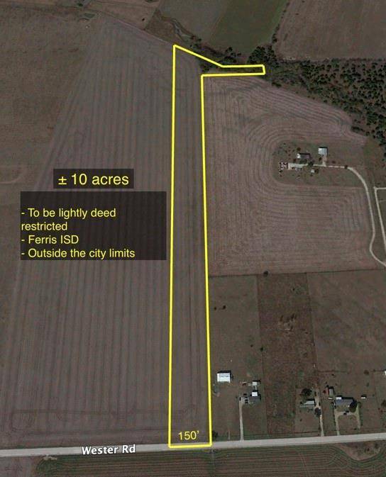 10ac Wester Road, Ferris, TX 75125