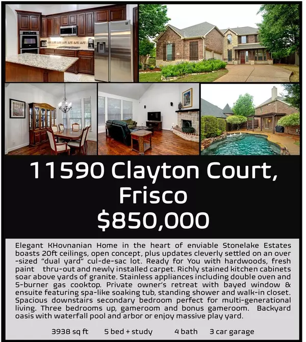 11590 Clayton Court, Frisco, TX 75035