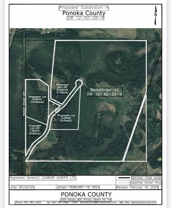 Rural Ponoka County, AB T4J 1R3,On Range Road 261