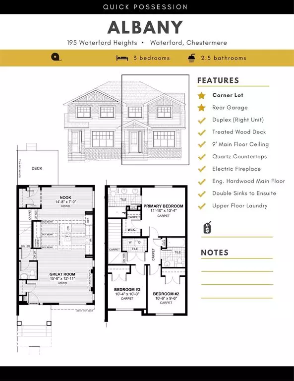 Chestermere, AB T1X 2P7,195 Waterford HTS