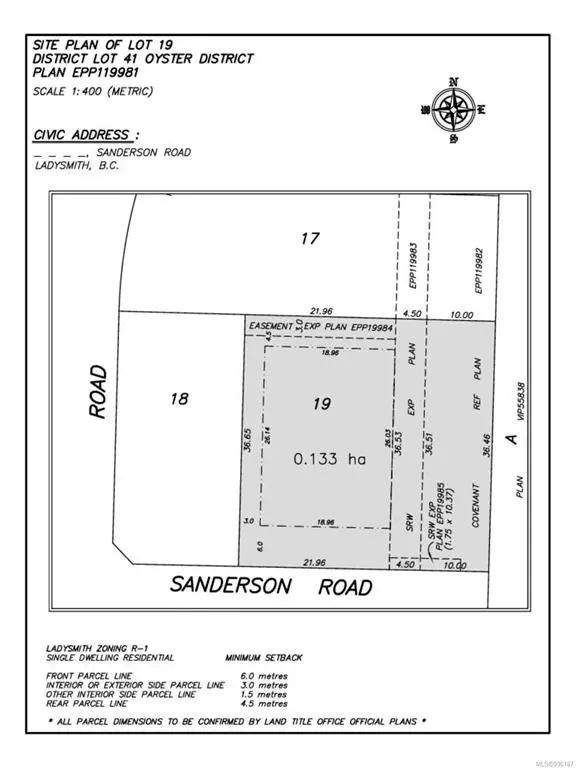 Ladysmith, BC V9G 0A7,Lot 19 Sanderson Rd