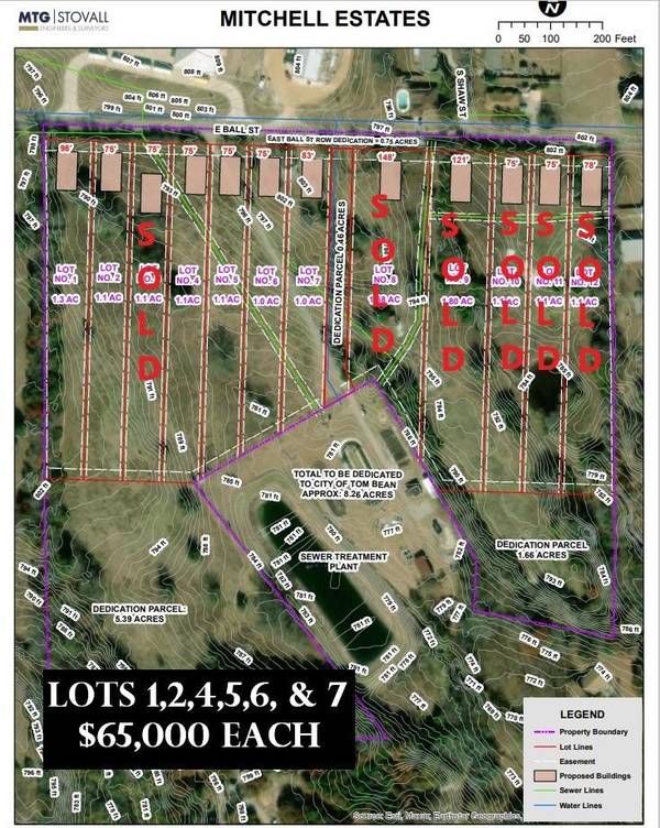 Lot 1 East Ball Street, Tom Bean, TX 75489