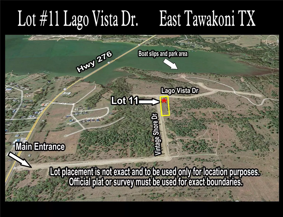 East Tawakoni, TX 75472,Lot # 11 Lago Vista Drive