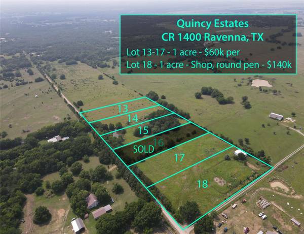 Lot 16 County RD 1400,  Ravenna,  TX 75476