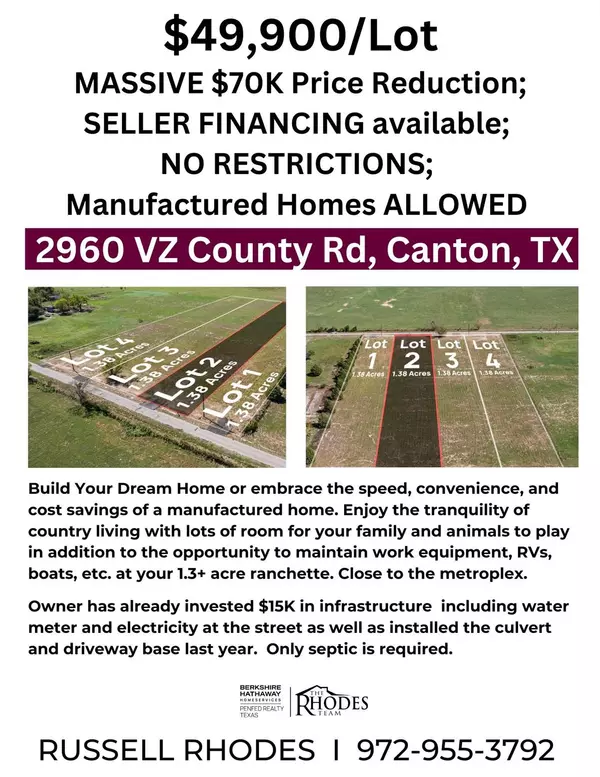 Canton, TX 75103,2960 VZ County Road 2410