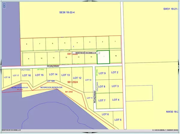 Rural Vulcan County, AB T0L 1L0,Lot 15, 185006 RR220