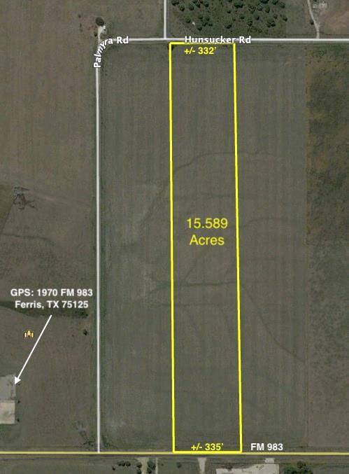 15.5 ac Fm 983, Ferris, TX 75125