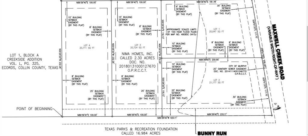 LOT#4 Bunny Run Road, Murphy, TX 75094