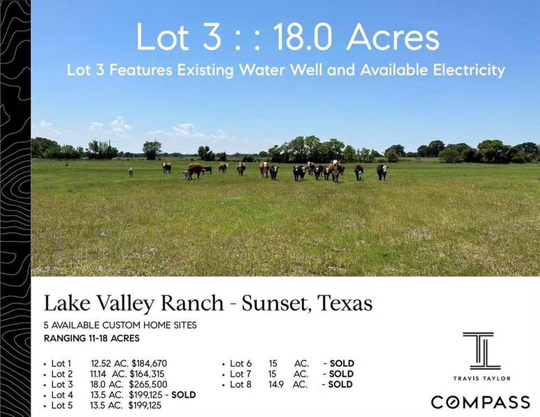 Lot 3 TBD Lake Valley Road, Sunset, TX 76270