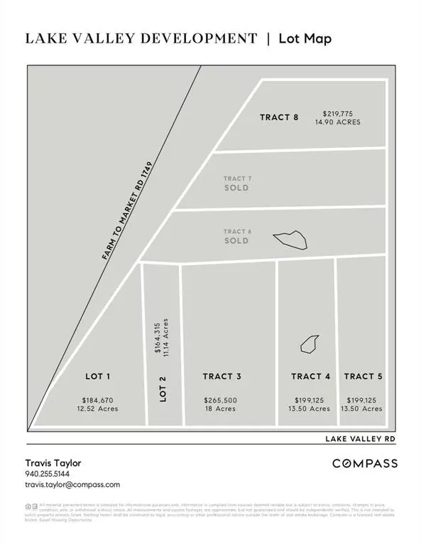 Sunset, TX 76270,Lot 3 TBD Lake Valley Road