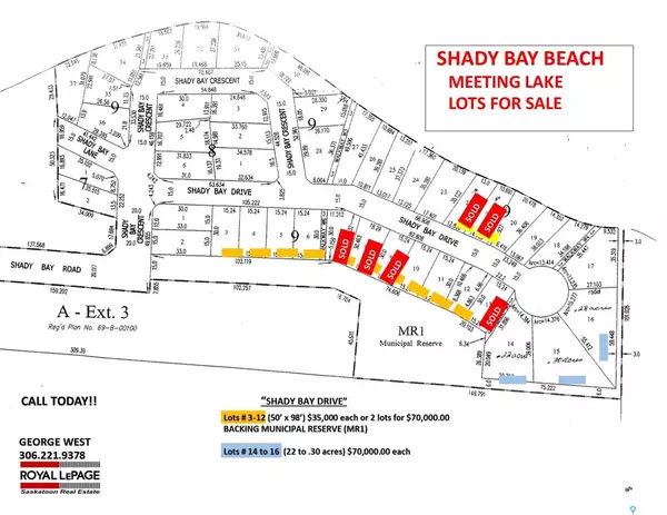 Meeting Lake Rm No.466, SK S0M 2L0,Lot 4-5 Shady Bay DRIVE