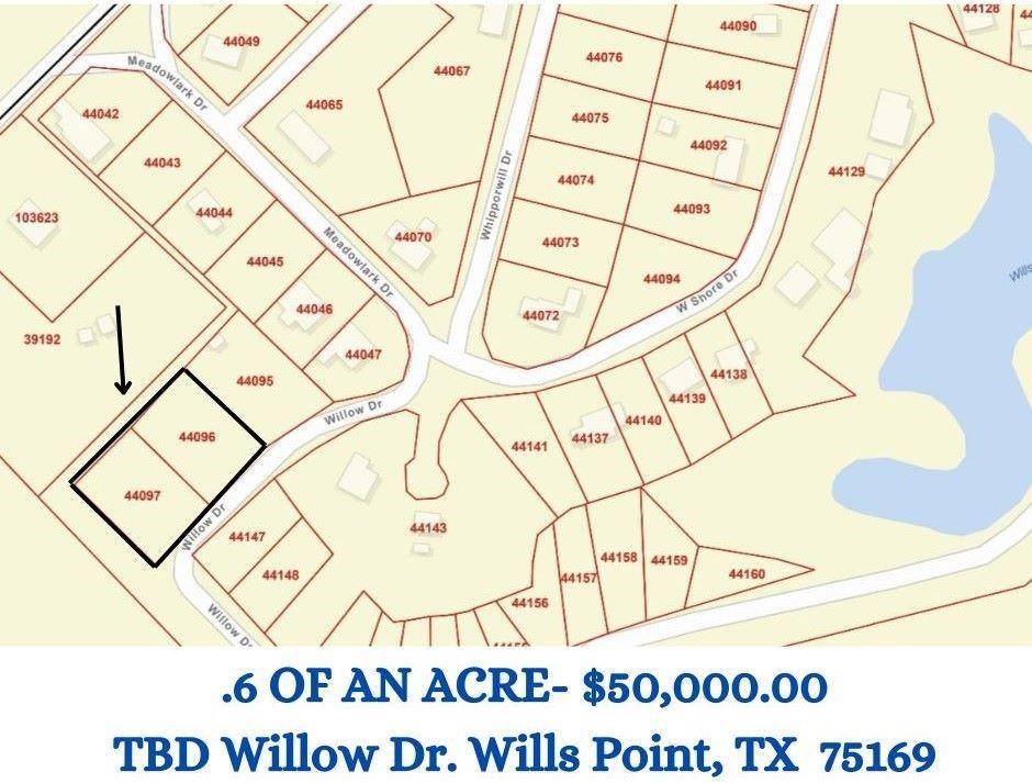 Wills Point, TX 75169,TBD Willow Drive