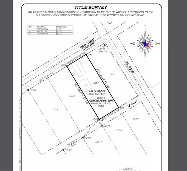 Whitney, TX 76692,TBD Lot 7 E Davis Street