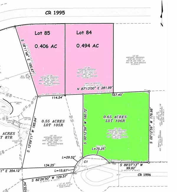 Lot 106R CR 1996, Yantis, TX 75497