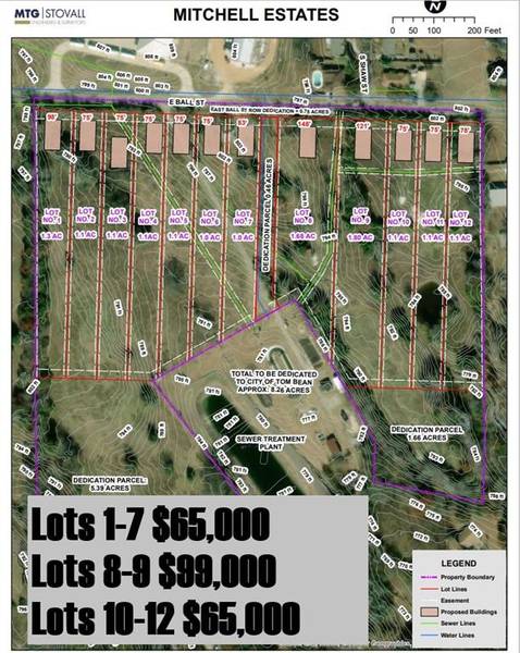 Lot 11 East Ball Street, Tom Bean, TX 75489