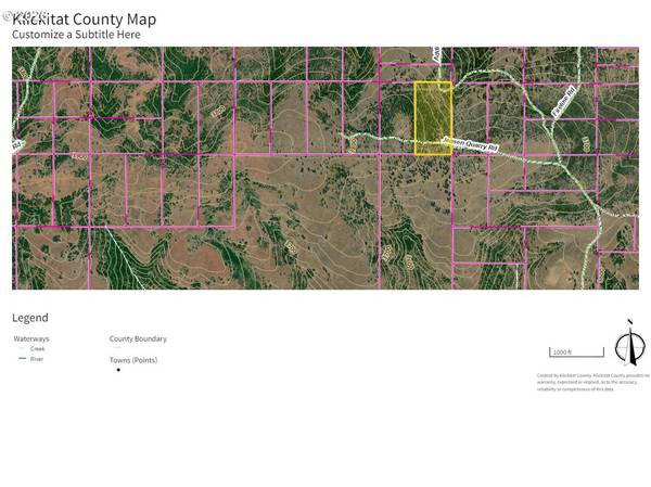 Jensen Quarry RD #56, Bickleton, WA 99322