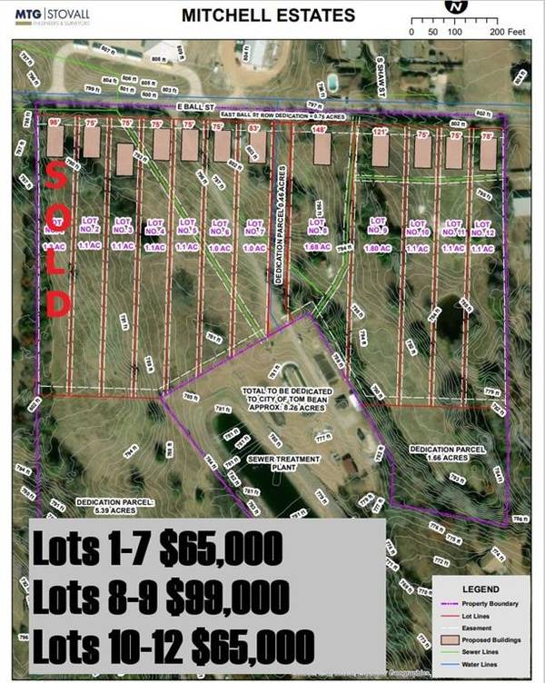 Lot 10 East Ball Street, Tom Bean, TX 75489