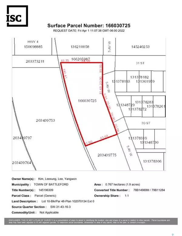 Battleford, SK S0M 0E0,506 5th AVENUE