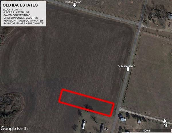 Lot 11.1 Old Ida Road, Sherman, TX 75090